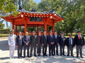 앙카라 도심에 들어선 전통식 팔각정…'한국공원' 건립 50주년 새단장