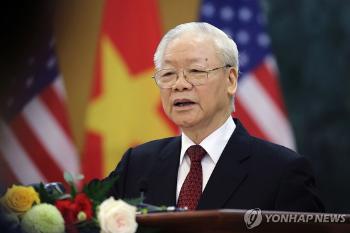 베트남 권력 서열 1위 응우옌 푸 쫑 공산당 서기장 별세...베트남전 종전 뒤 최장수 서기장