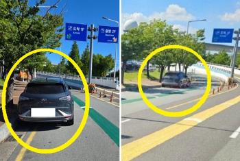 김해공항 민폐 차주 “죄송“…귀국 앞당겨 직접 차 뺐다