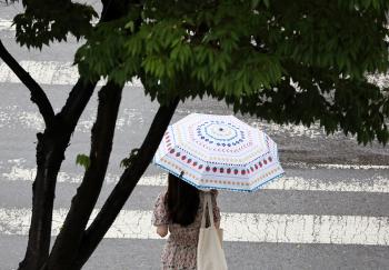 전국 곳곳에 천둥·번개 동반한 소나기…낮 최고 30~35도