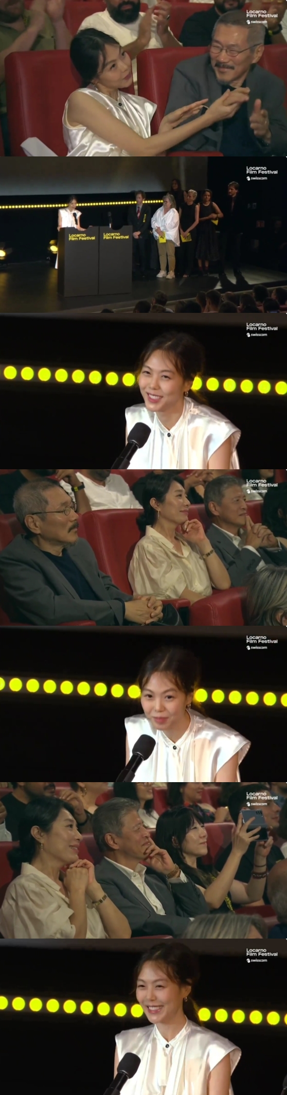 〈사진=제77회 로카르노영화제(Locarno Film Festival) 공식 영상 캡처, SNS〉