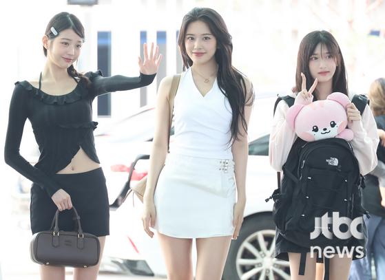 아이브, 월드 투어 일정차 출국..공항서 다채로운 매력 발산