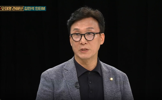 더불어민주당 김민석 최고위원. 〈사진=JTBC 뉴스 캡처〉