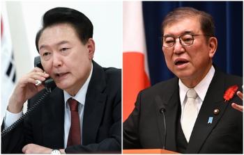 윤 대통령, 이시바 일본 총리와 첫 통화...“긴밀히 소통, 협력 증진하자“