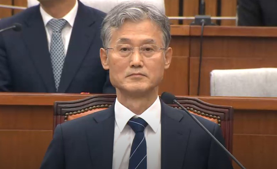 2023년 12월 국회 인사청문회에 출석한 조희대 대법원장 당시 후보자. (사진=연합뉴스)